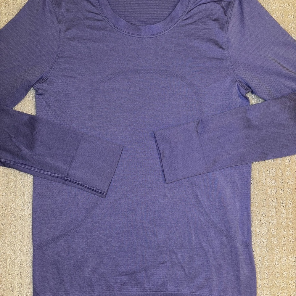 lululemon athletica Purple Long Sleeve Tee